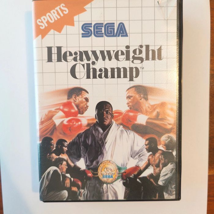 Jeu Sega heavyweight champ master systèm 2