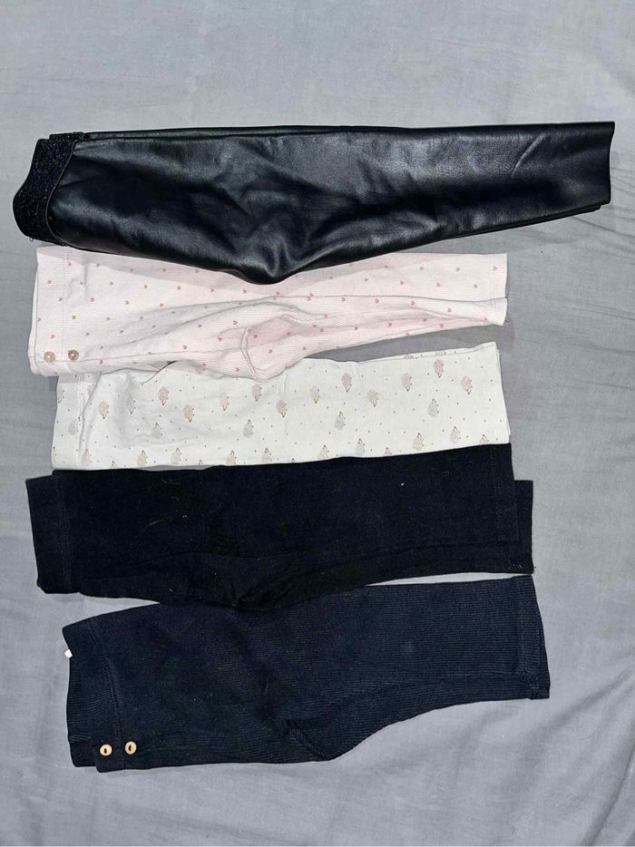 Lot de pantalons fille 18 mois - photo numéro 2