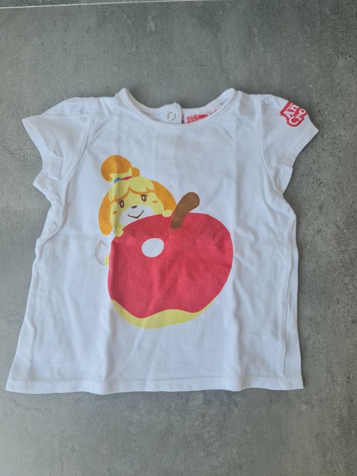 Tee shirt animal crossing 18 mois