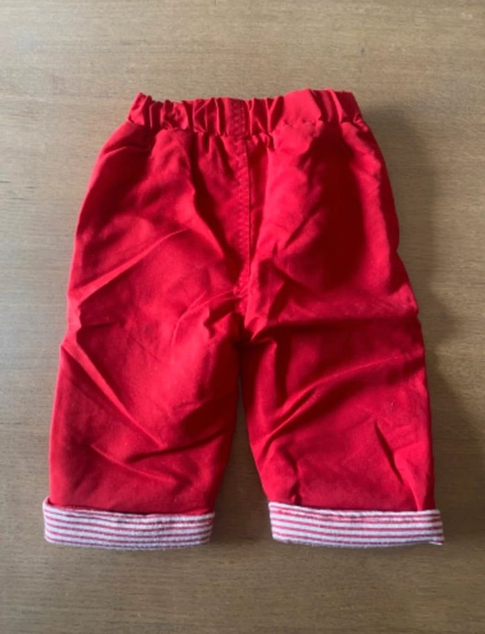 Pantalon doublé rouge - photo numéro 2