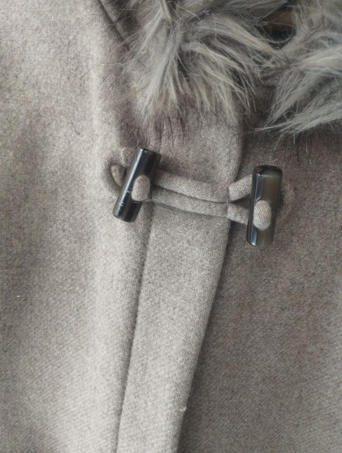 Manteau duffle-coat beige Zara 9/10ans - photo numéro 3
