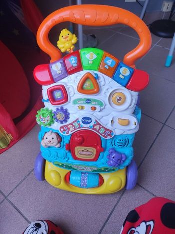 Trotteur parlant 2 en 1