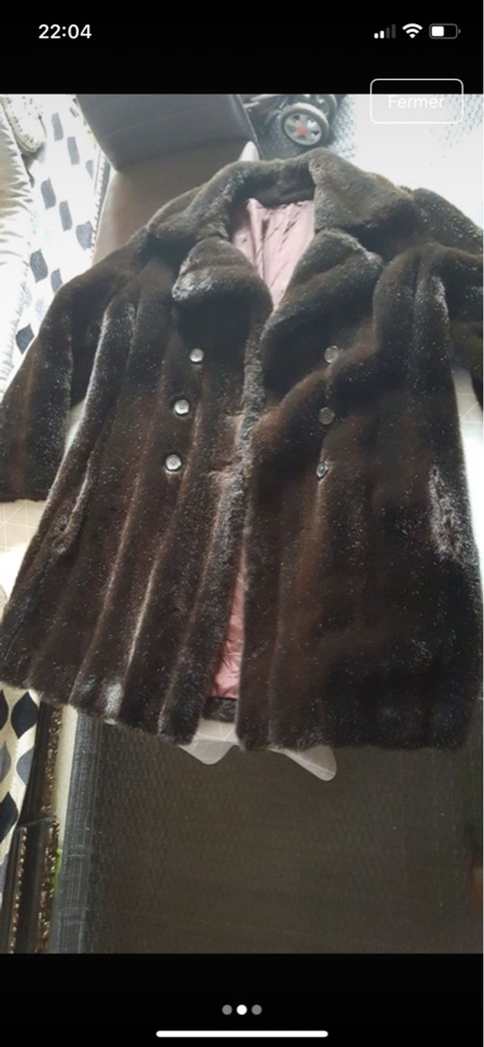 Manteau fausse fourrure - photo numéro 3