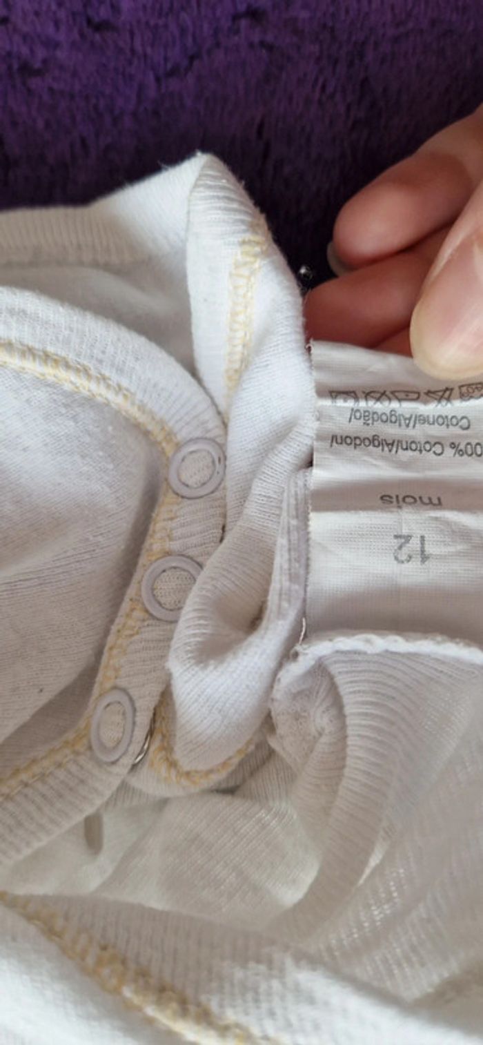 Lot de 4 bodies 12 et 18 mois mixte - photo numéro 12