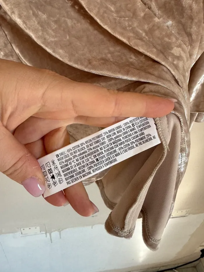 Top velours volant - photo numéro 5