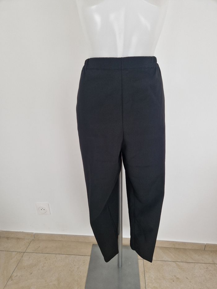 Pantalon élastique noir
