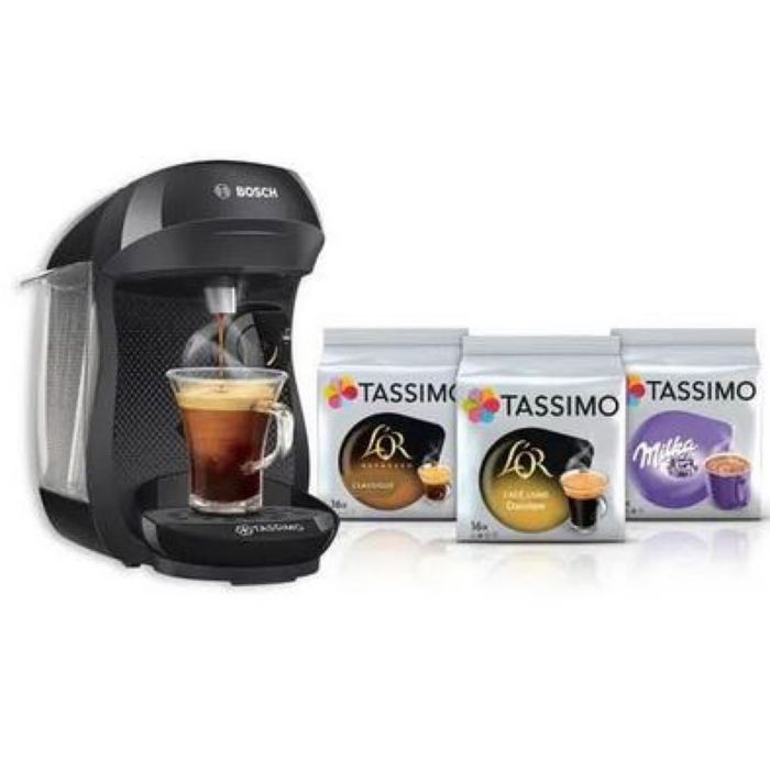 Cafetière Tassimo Happy Noire Bosch TAS1002N6 +3 Packs De T-discs neufs dans emballage - photo numéro 4