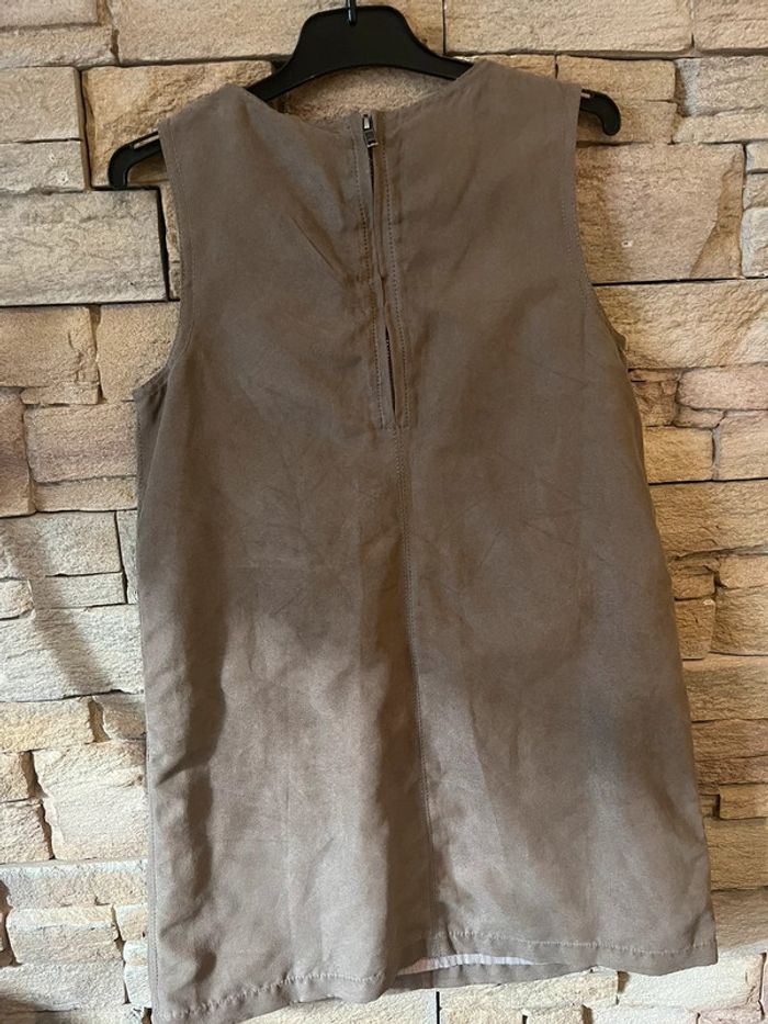 Robe en daim marron 10 ans Okaidi - photo numéro 3
