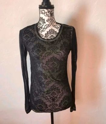 Très beau top manches longues transparent 🥰 villa paris taille 36