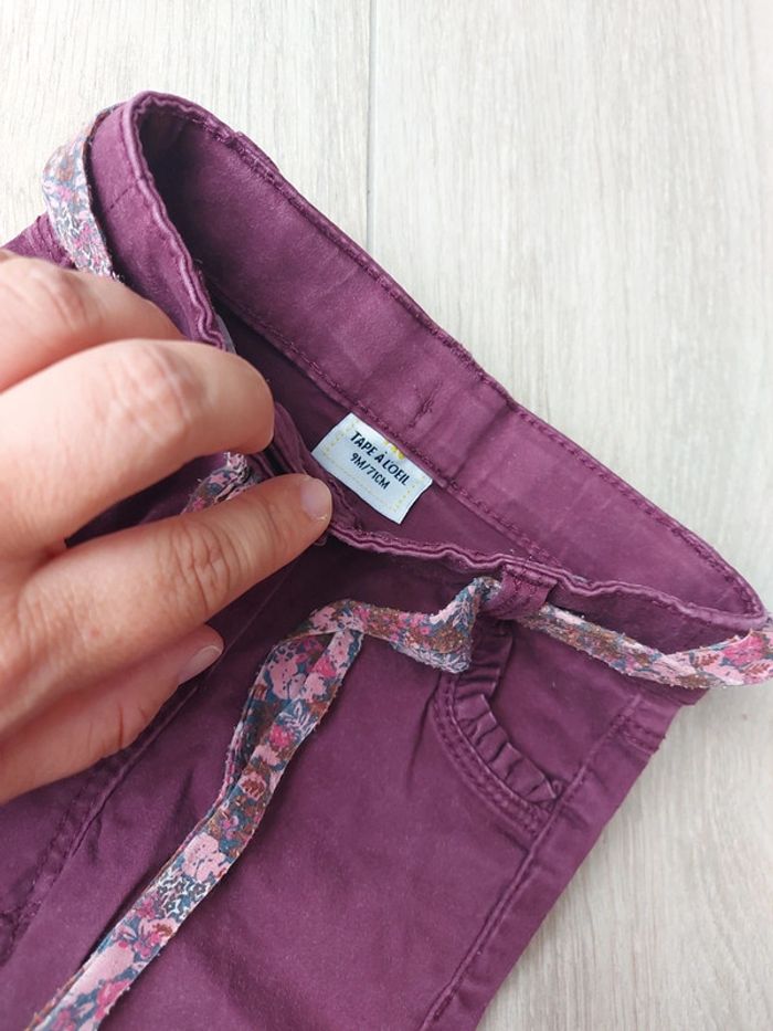 Pantalon tape à l'œil 9 mois - photo numéro 4