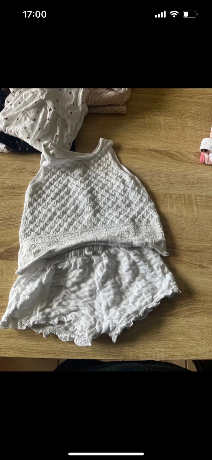 Lot vêtement fille 9 mois été - photo numéro 3