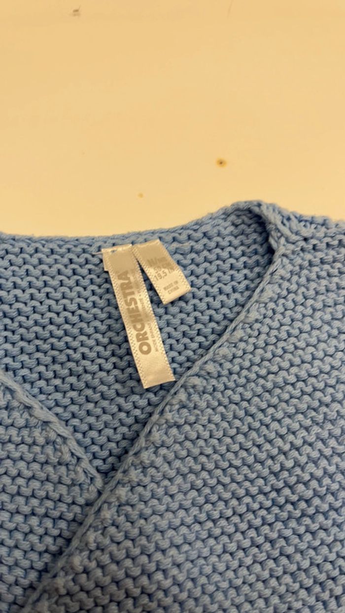 Gilet bebe bleu - photo numéro 2