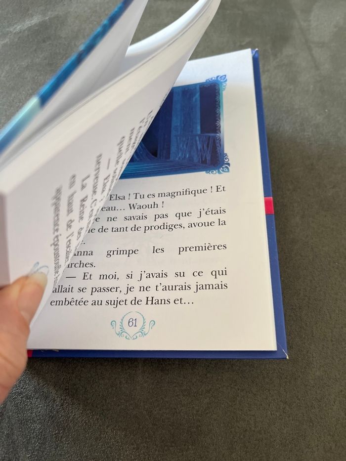 Livre bibliothèque rose la reine des neiges Disney le roman du film - photo numéro 2