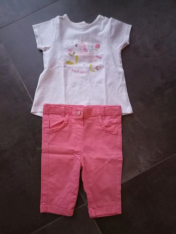 Ensemble t-shirt + pantacourt T81