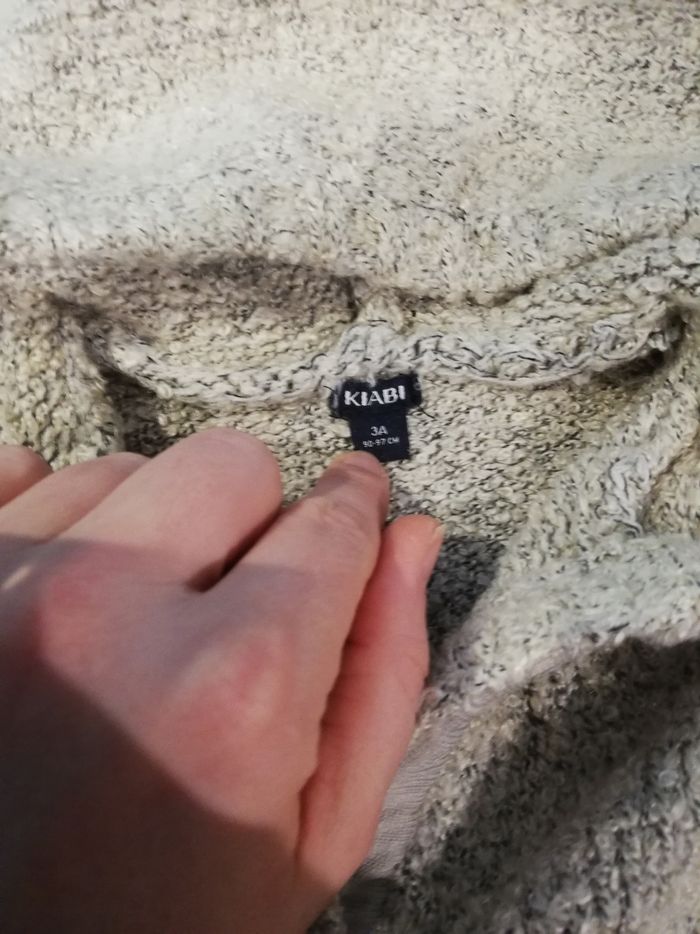 Gilet gris avec capuche kiabi fille 3 ans - photo numéro 2