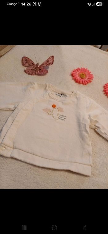 Sweat bébé taille 6 mois