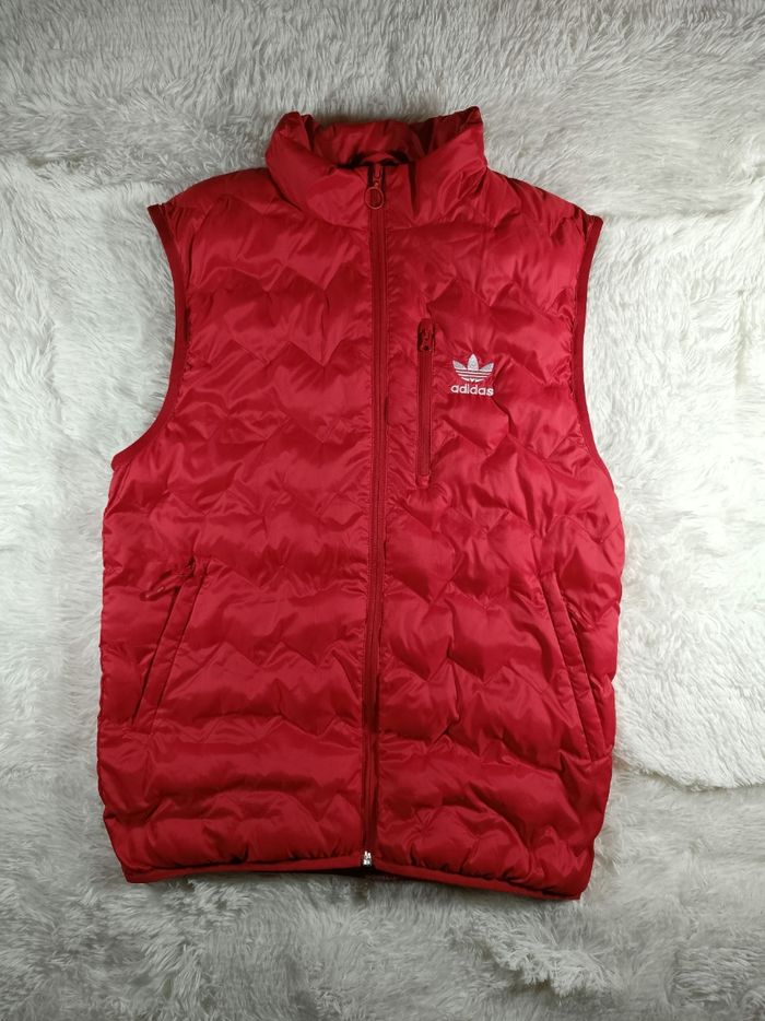 Doudoune/ veste sans manche homme adidas rouge