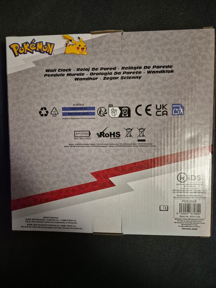 pendule Pokémon - photo numéro 3