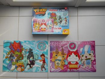 Lot de 2 puzzles Yo-Kai Watch
