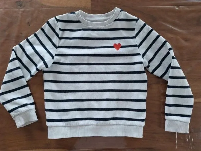 Sweat à col rond avec molleton Kiabi 6 ans