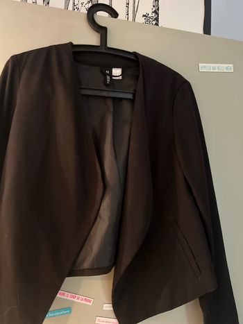 Veste noire type tailleur