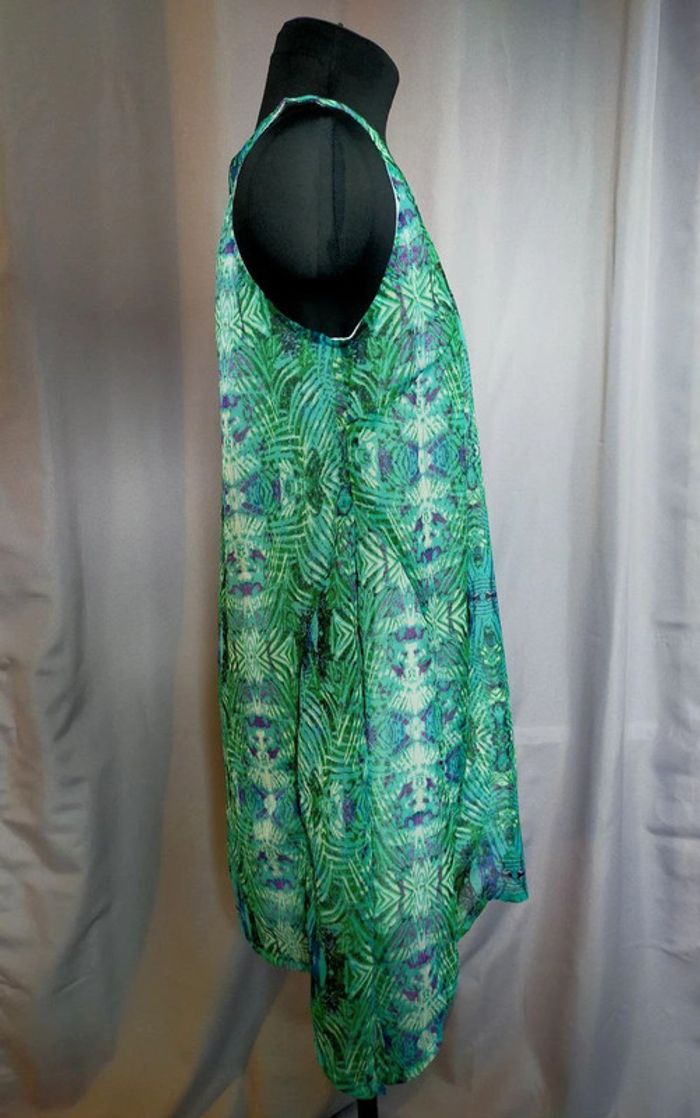 Robe courte fluide imprimée vert – G Art by Gémo – T. 42 - photo numéro 2