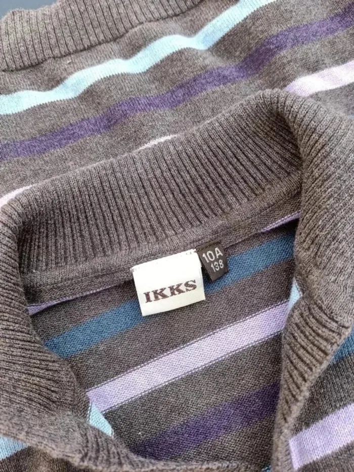 🧒 pull IKKS garçon 10 ans - photo numéro 5