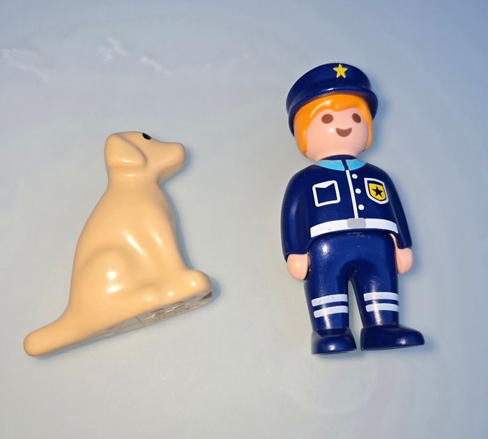 123 playmobil 70408 policier et chien complet - photo numéro 3