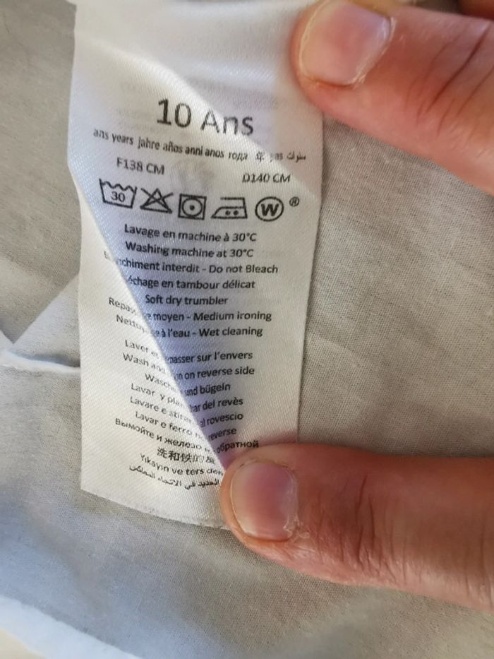 Chemise manches longues blanches 10 ans IKKS - photo numéro 9