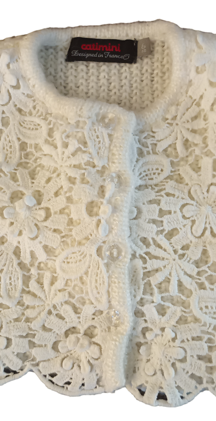 Gilet blanc Catimini - photo numéro 4