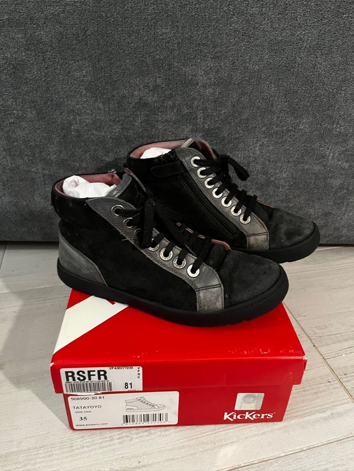 Chaussures à lacets Kickers - photo numéro 2