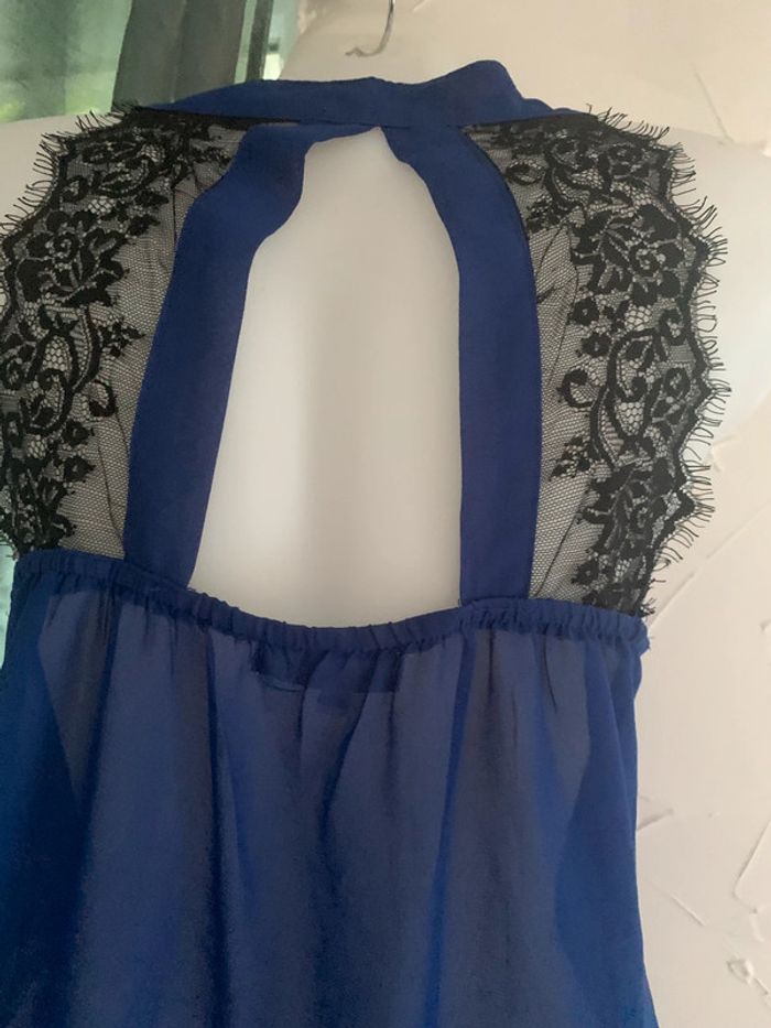 Blouse été transparente taille 38 dos dentelle - photo numéro 5