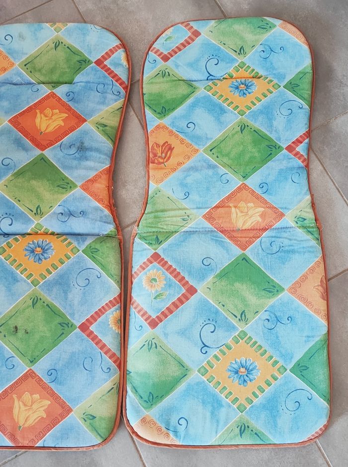 🌿 3 coussins de chaise longue 🌿 - photo numéro 4