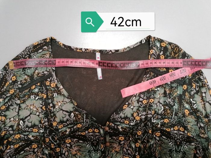 Robe kaki fleuri 42 - photo numéro 11