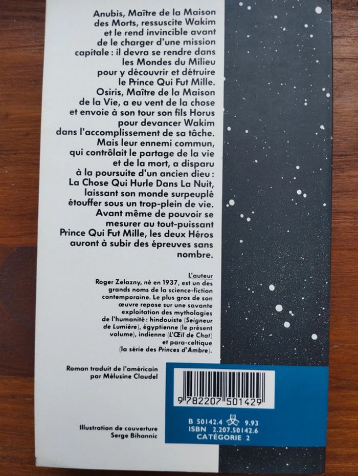 Royaumes d'ombre et de lumière Roger Zelazny SF fantastique - photo numéro 2