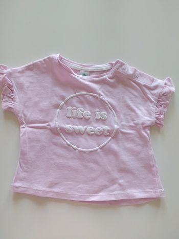 Tee shirt fille 6 mois