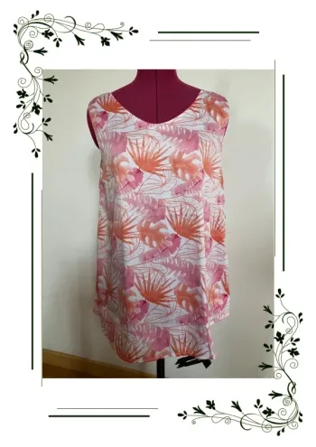 Blouse top débardeur Ilusion taille L