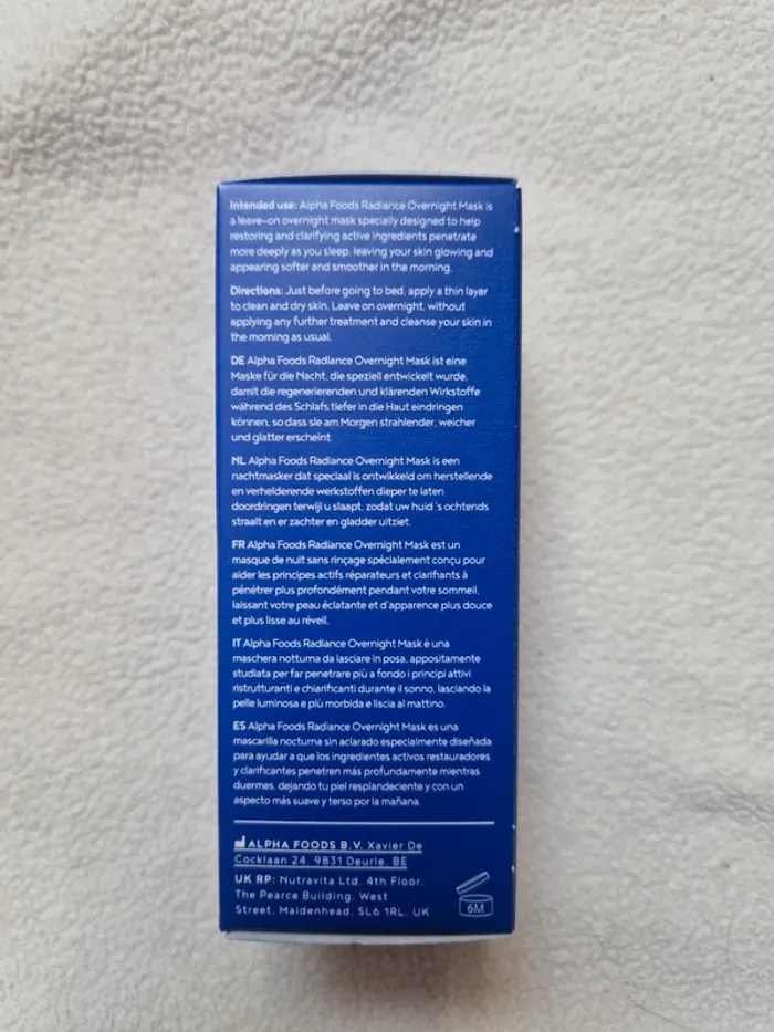 Neuf masque de nuit visage skin solution - photo numéro 2