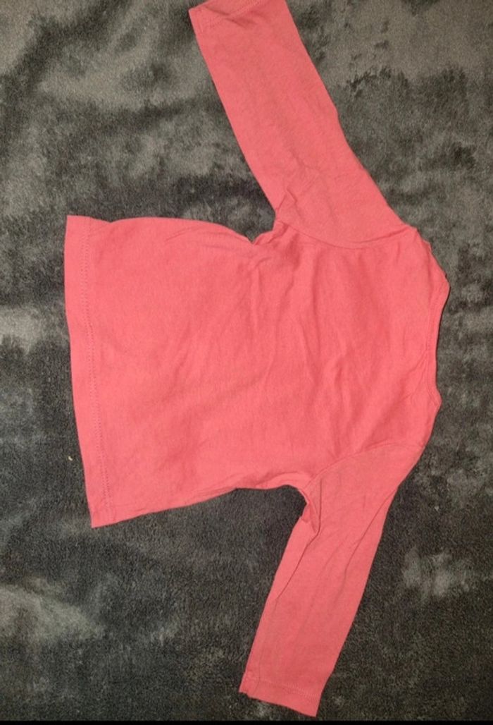 Tee-shirt manches longues fille taille 9mois - photo numéro 4