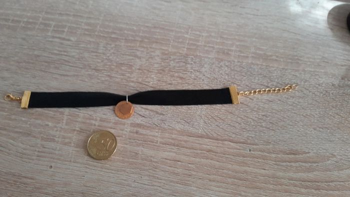 Sublime bracelet neuf noir et doré