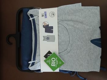 ensemble pyjamas sans manches short en coton homme tex XL