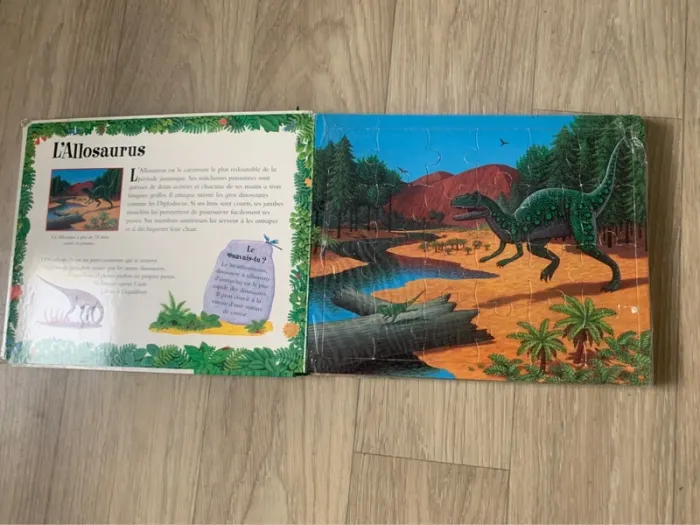 Dinopuzzle - Anne Sharp - Un livre-puzzle seuil jeunesse - photo numéro 2