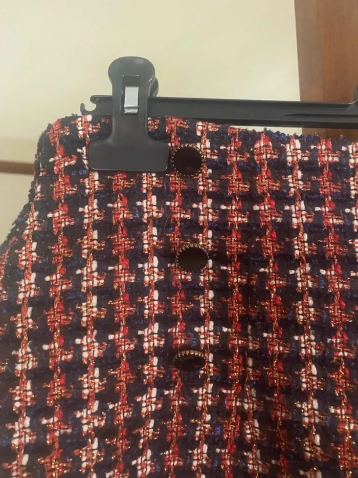 Short ORFEO neuf – Taille L – Style chic & tendance à carreaux - photo numéro 4
