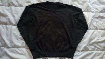 Pull manches longues gris