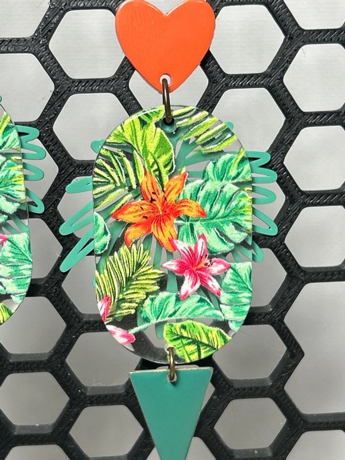 Boucles d’oreilles estivales - photo numéro 3