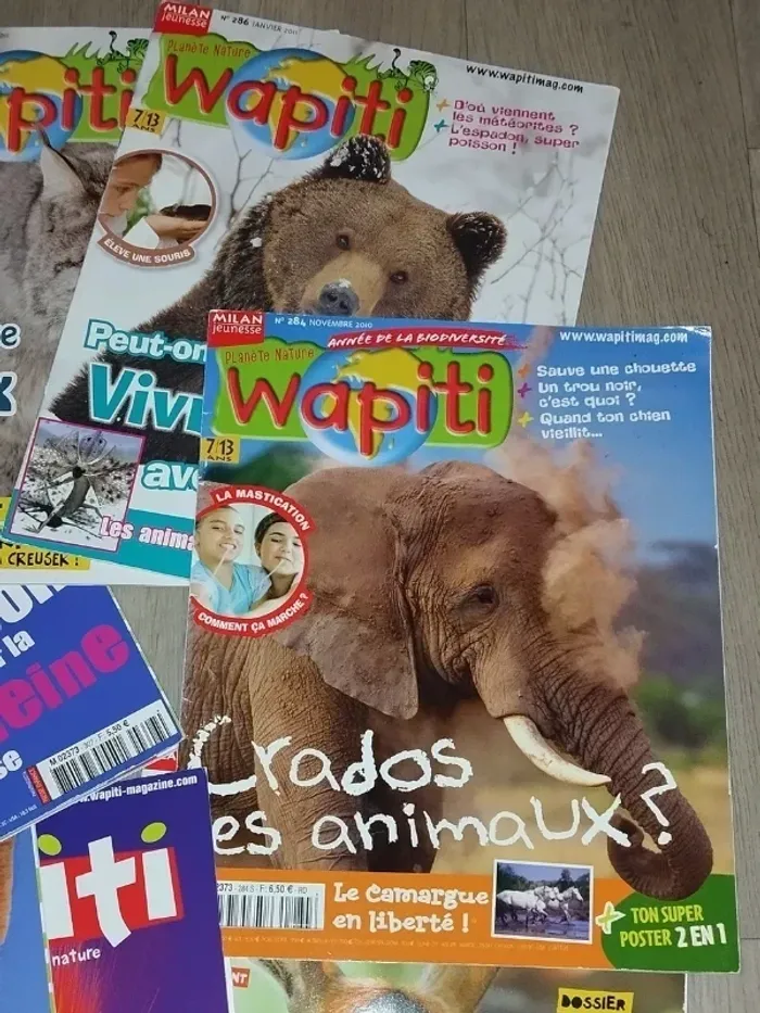 Lot de 7 magazines Wapiti année 2010-11-12-13 L028 - photo numéro 6