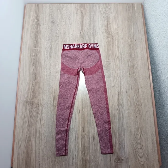Legging gymshark femme XS rouge - photo numéro 4