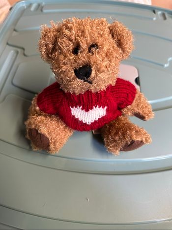 Peluche ours cœur