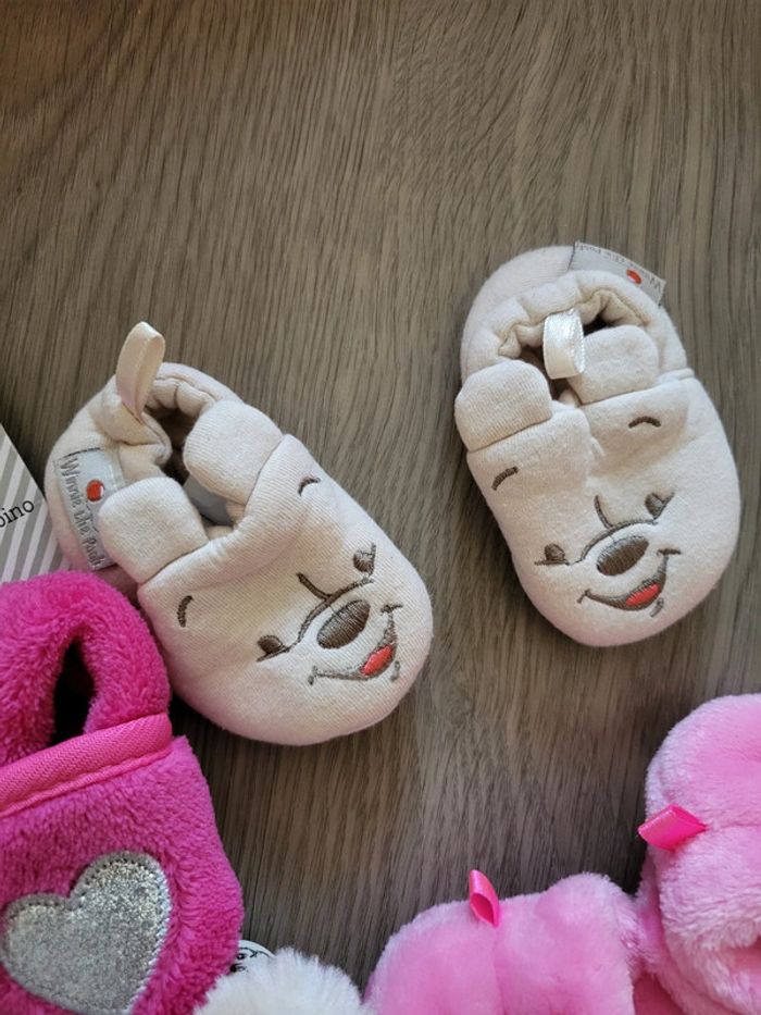 lot chaussons bébé - photo numéro 2