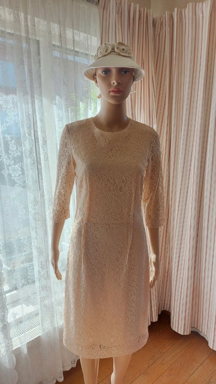 Robe chic rose pâle Just in Case taille 36 - photo numéro 2